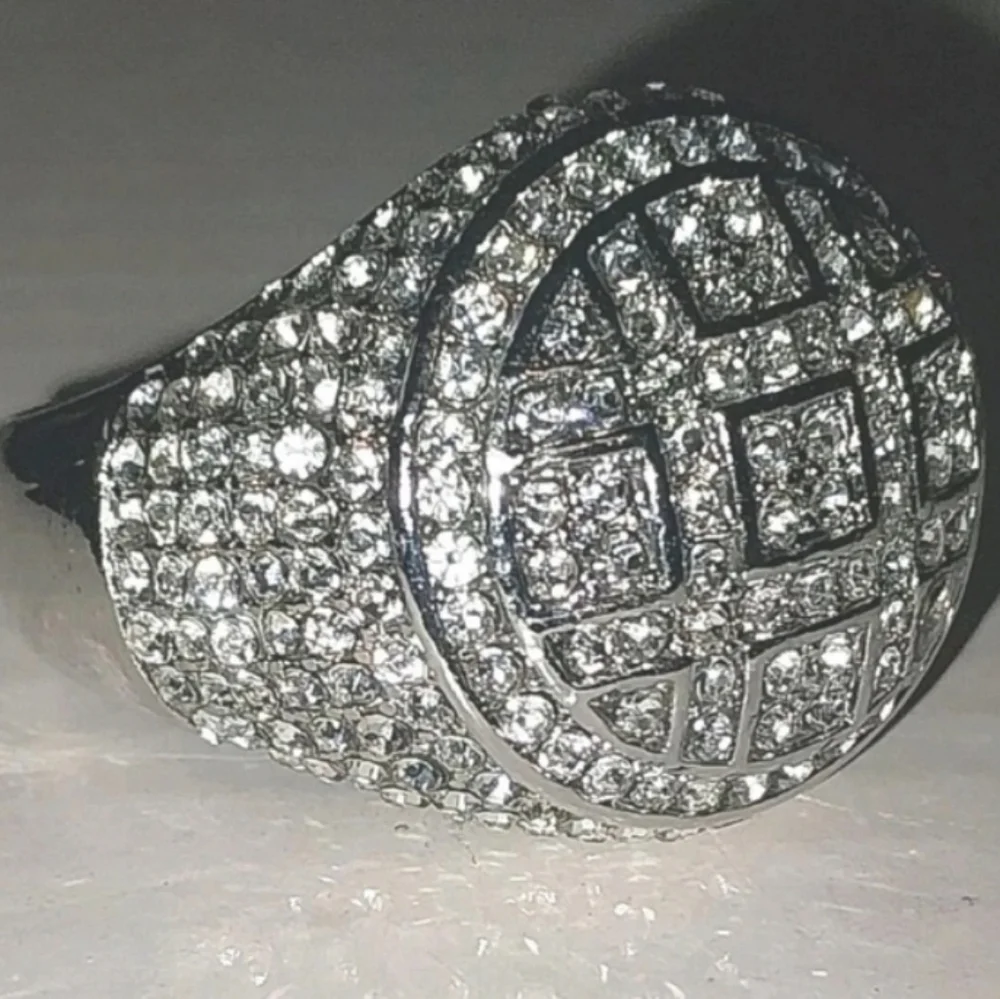 Mens Statement Ring Sz 11